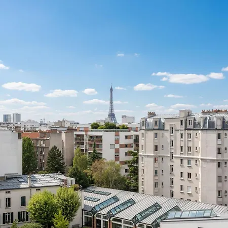Apartmán Charming With Eiffel Tower Views In Pariss 15th Paříž